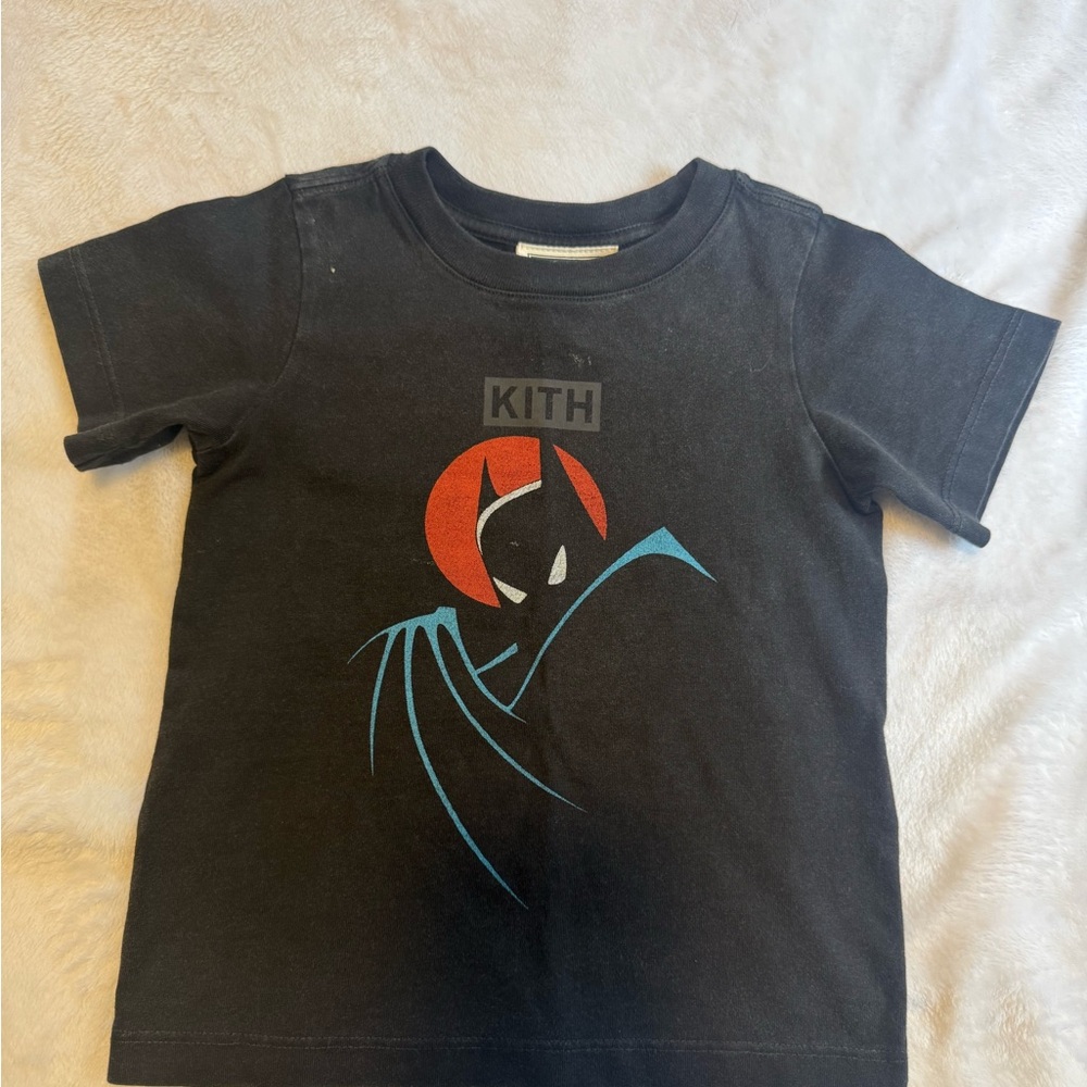 Kith Kids Black and Blue Batman Graphic Tee